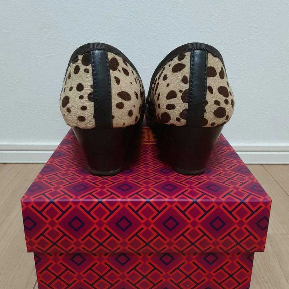 【TORY BURCH】Dalmatian pattern pony hair material … - image 3