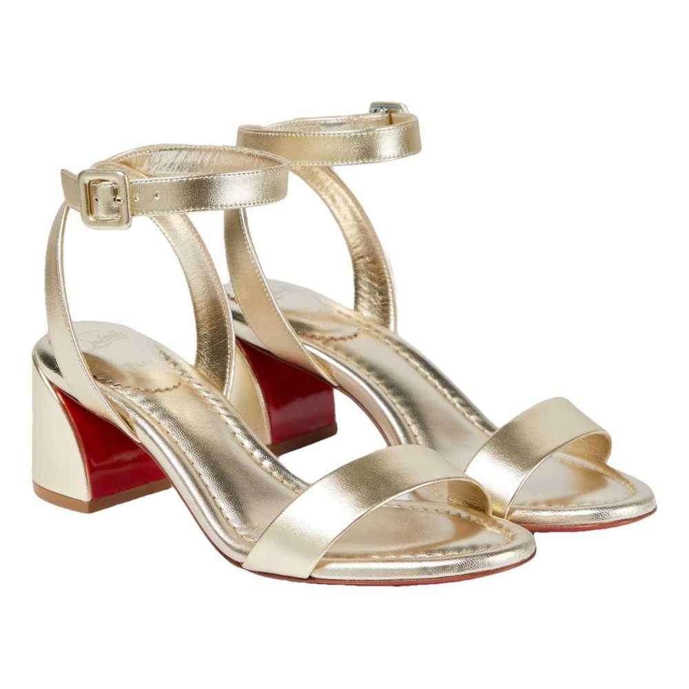 Christian Louboutin Leather sandal - image 1