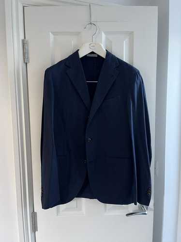 Boglioli Boglioli Navy Garment Dyed Cotton Suits