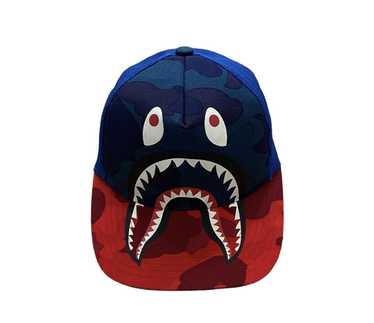 Bape Color Camo Shark Mesh Cap - image 1