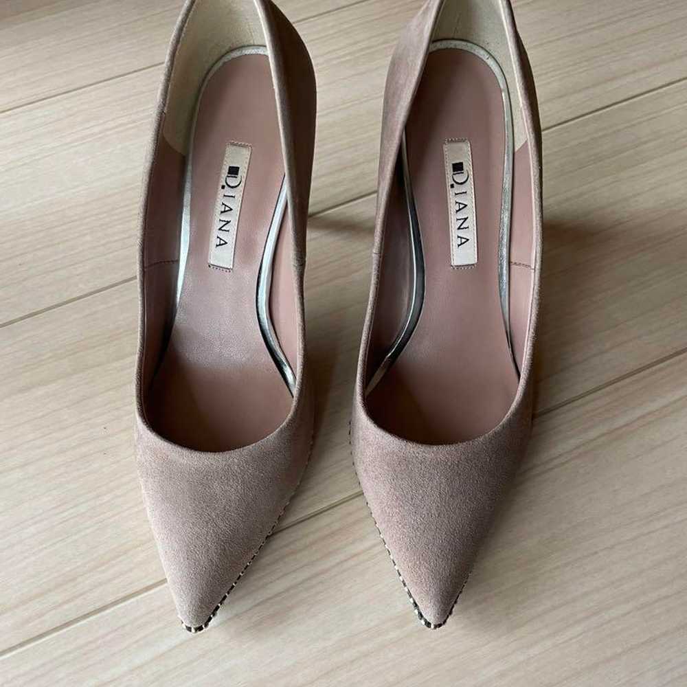 DIANA Beige Suede Pumps High Heels - image 1