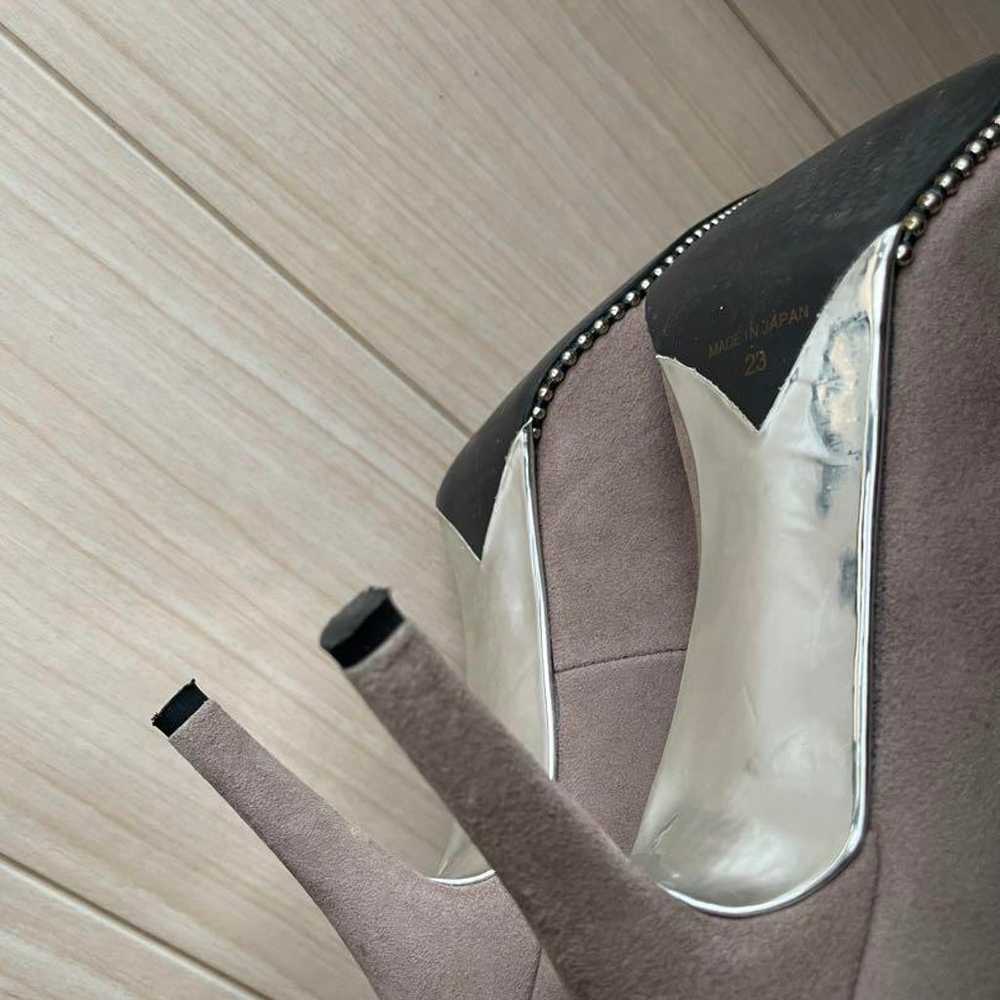 DIANA Beige Suede Pumps High Heels - image 4