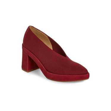 Eileen Fisher Signy Knit Block-Heel Pumps