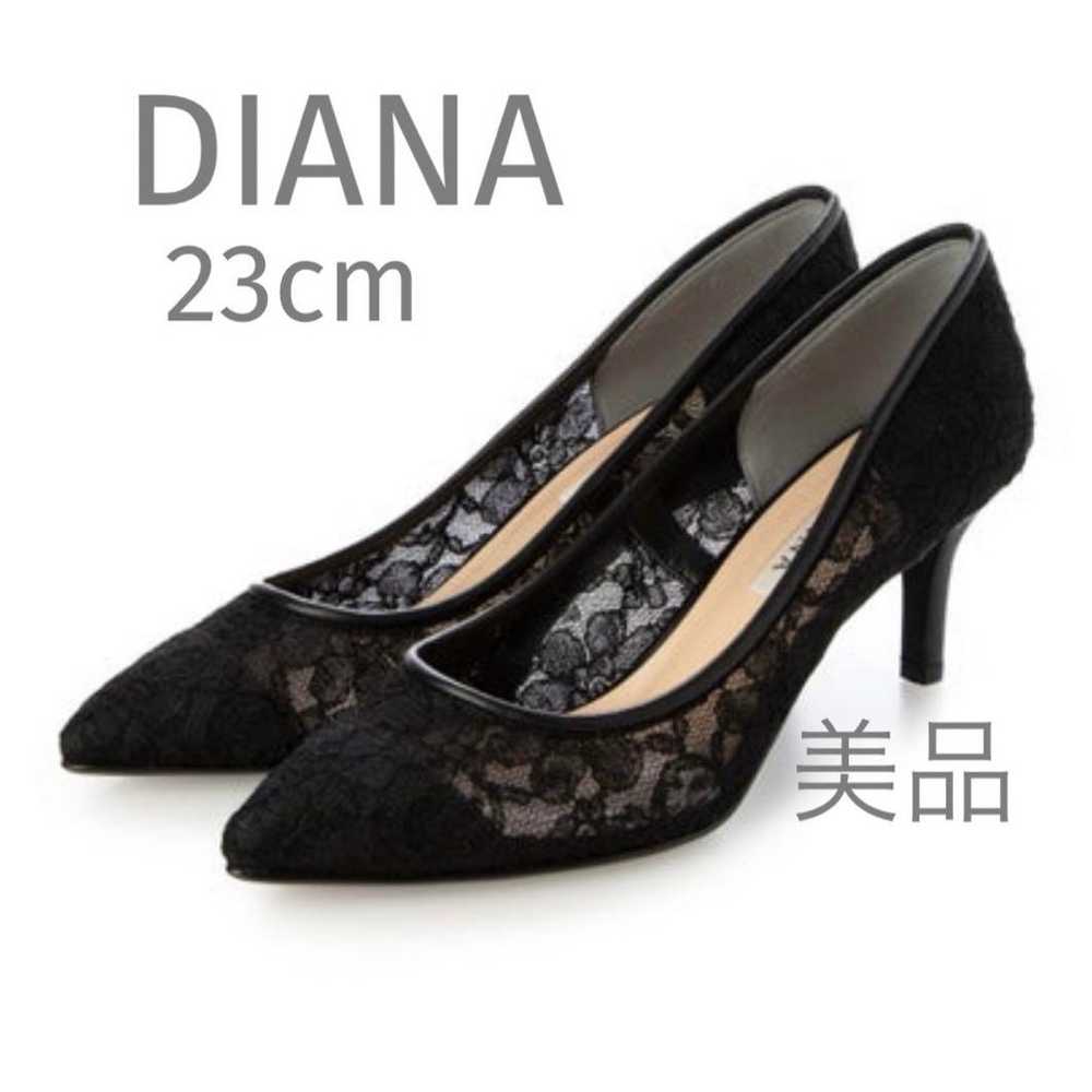 【Excellent condition】DIANA Basic Lace Pumps 23cm - image 1