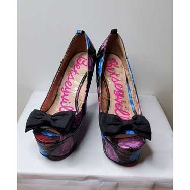 Betseyville Super high heels 7.5M floral