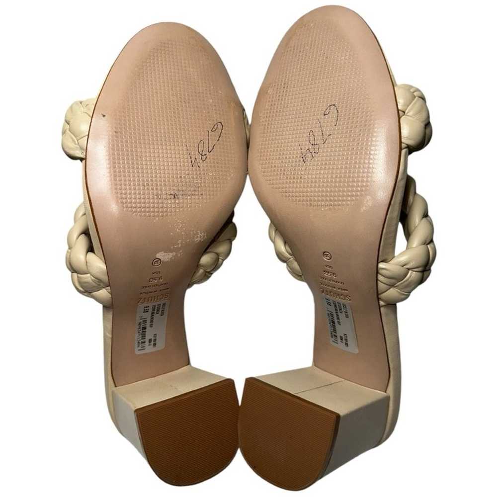 Schutz Women’s Size 9.5 Almond Buff Tan Nude Crea… - image 8