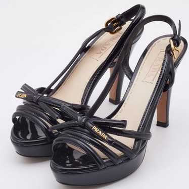 Prada Black Patent Leather heels size 29 - image 1