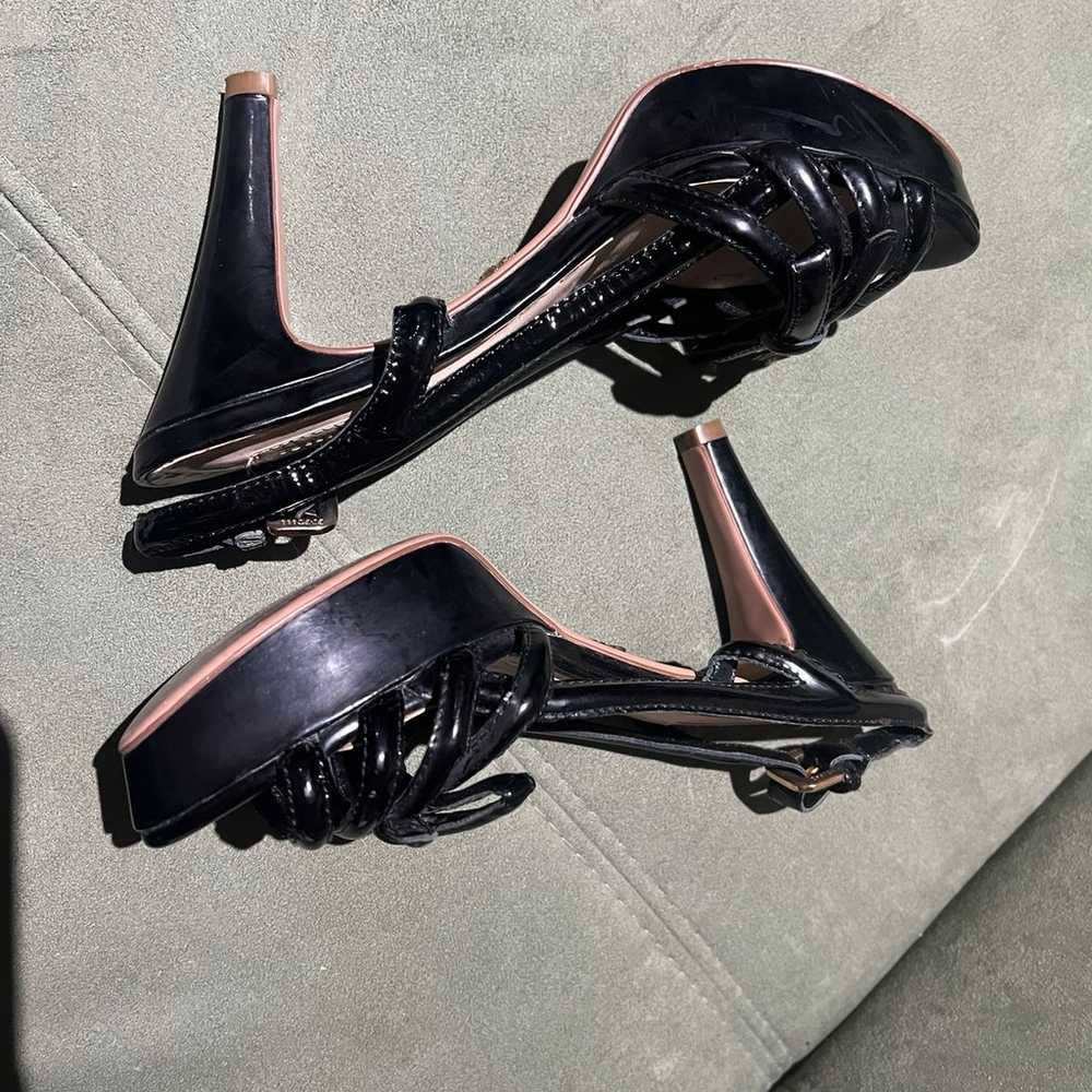 Prada Black Patent Leather heels size 29 - image 7