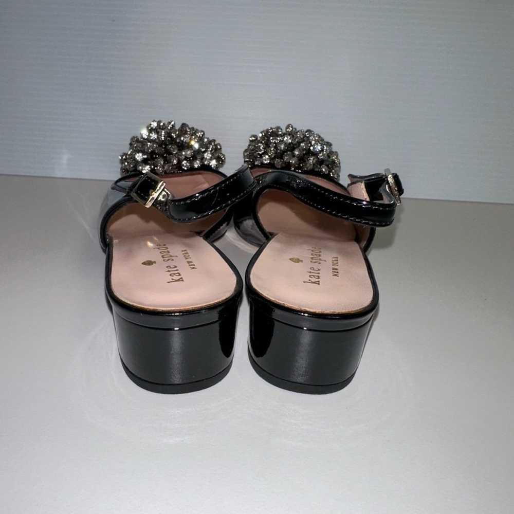 Kate Spade Black Slingback Heels Size 6 M - image 6