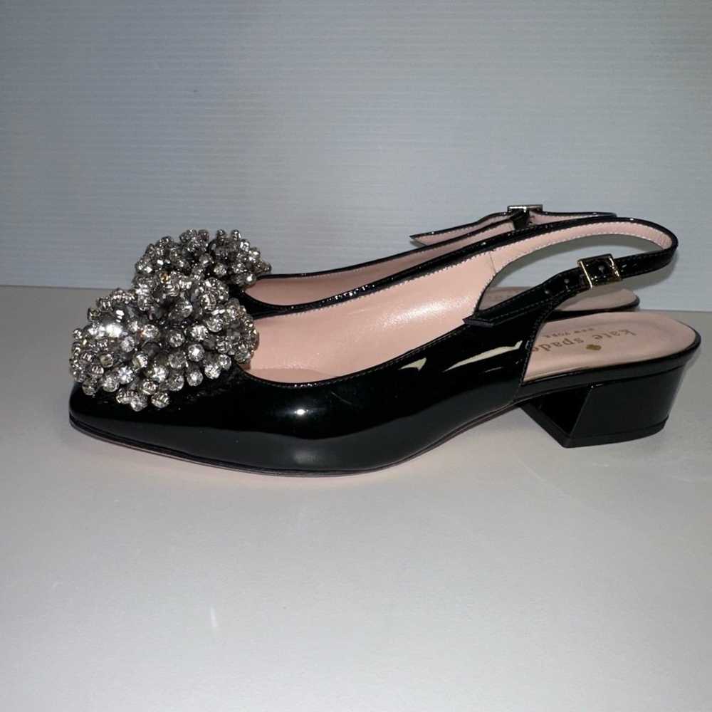 Kate Spade Black Slingback Heels Size 6 M - image 8