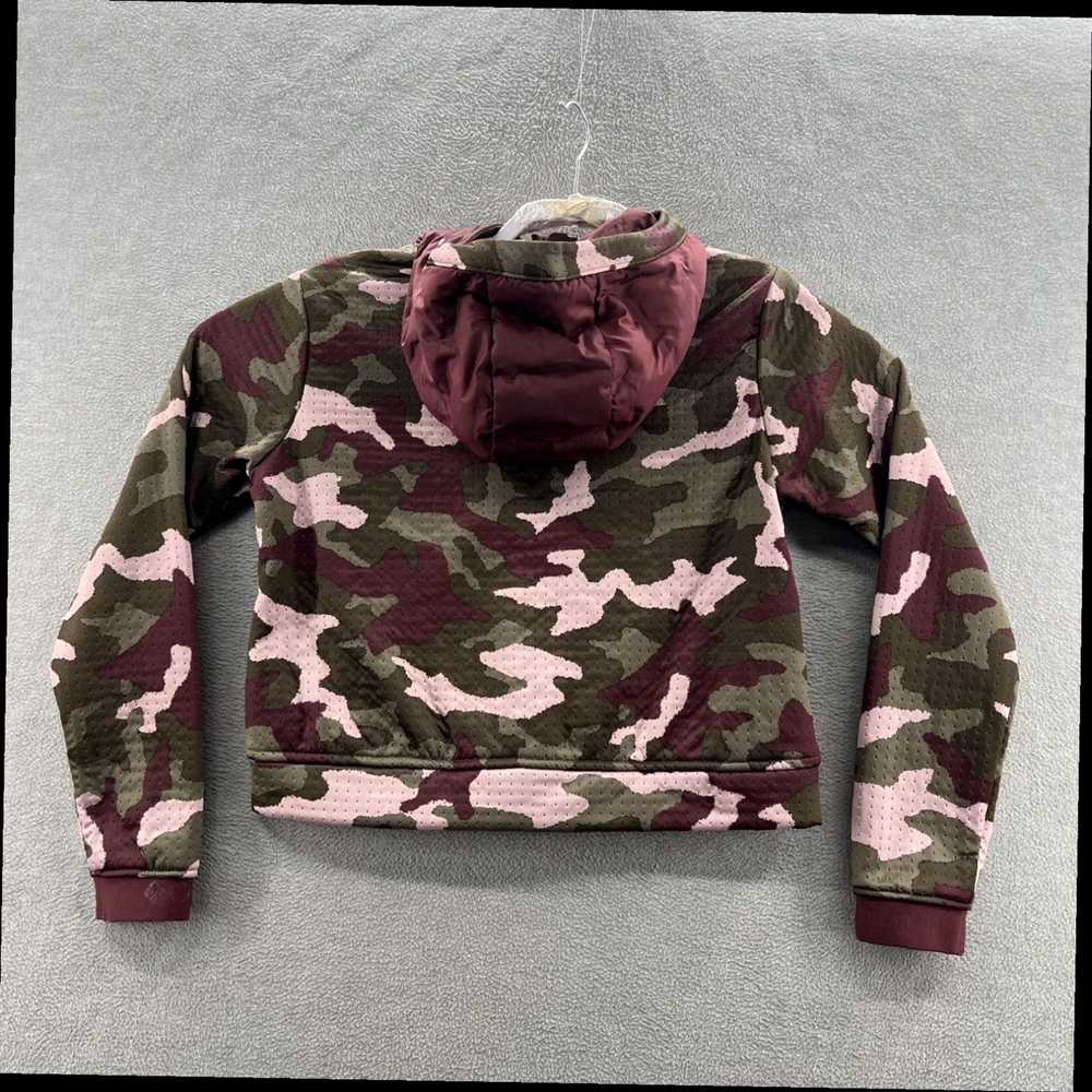 Pinko columbia womens size m pink camo full zip j… - image 2