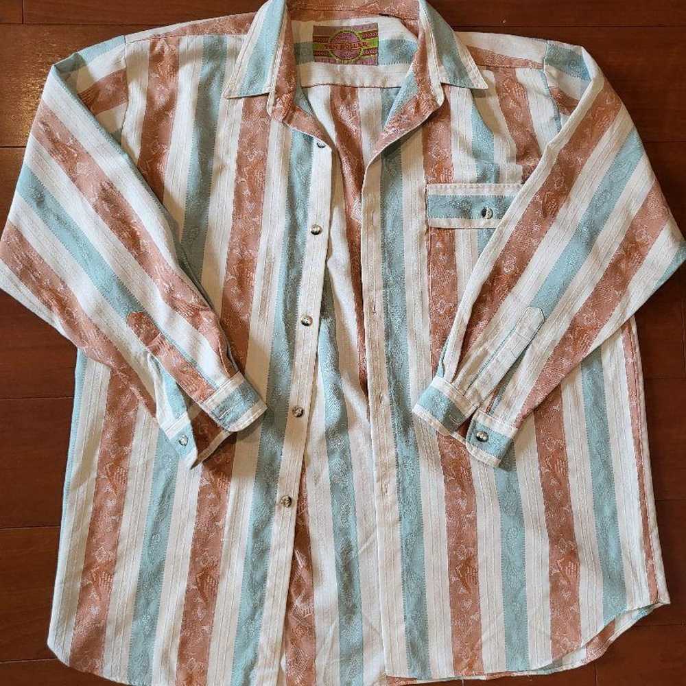 Vintage secondhand shirt "TEN DOLLAR" work shirt … - image 1