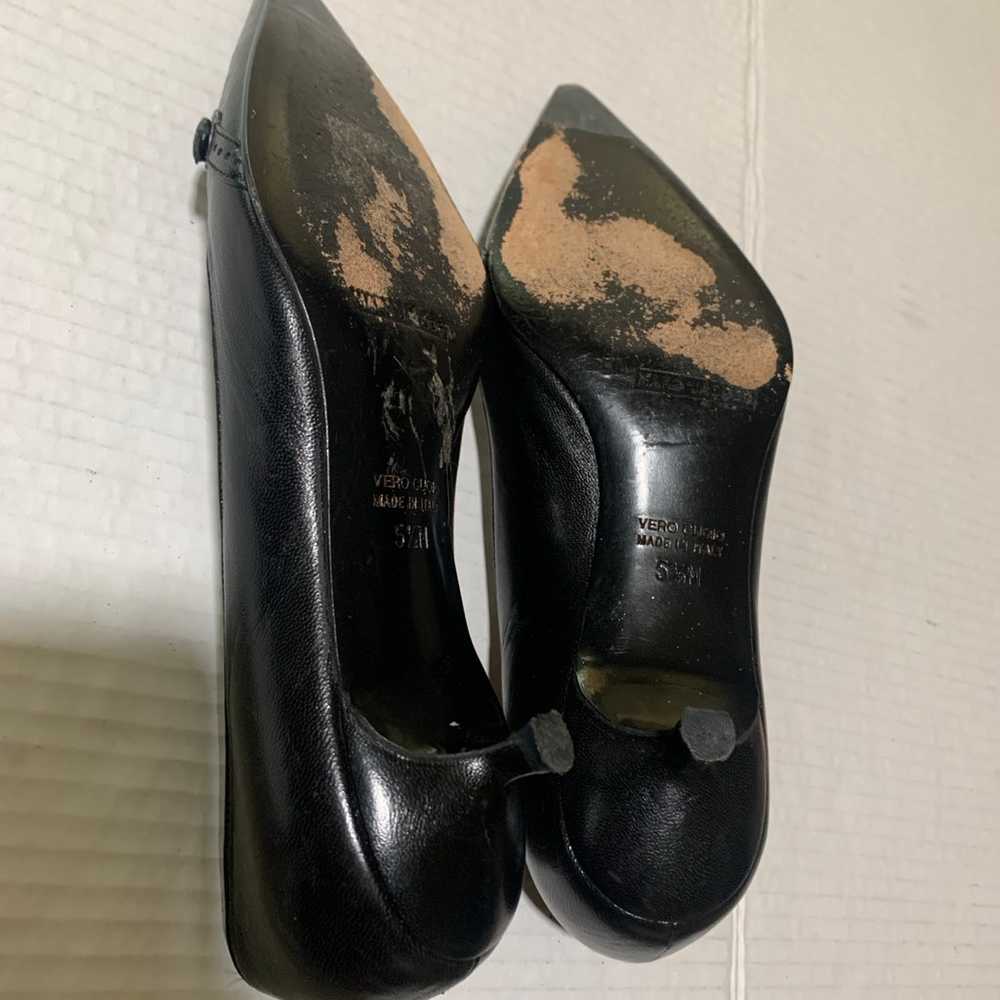 MARC JACOBS BLACK KITTEN HERLS SIZE 5.5 - image 5