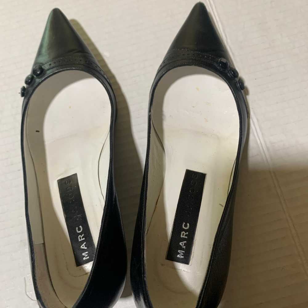 MARC JACOBS BLACK KITTEN HERLS SIZE 5.5 - image 8