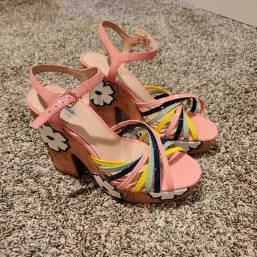 NWOB Kate Spade Gerry Platform Sandals 7M - image 1