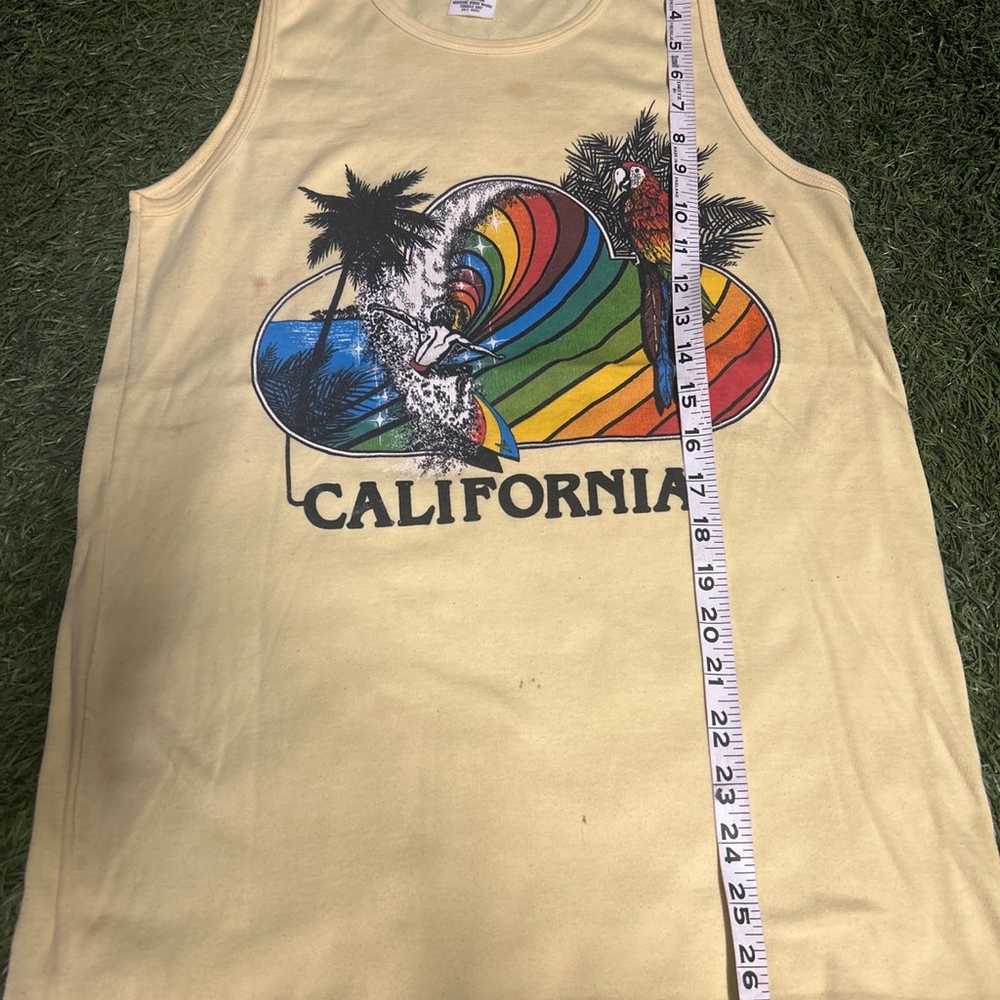 1980s vintage california Tank Top - image 1