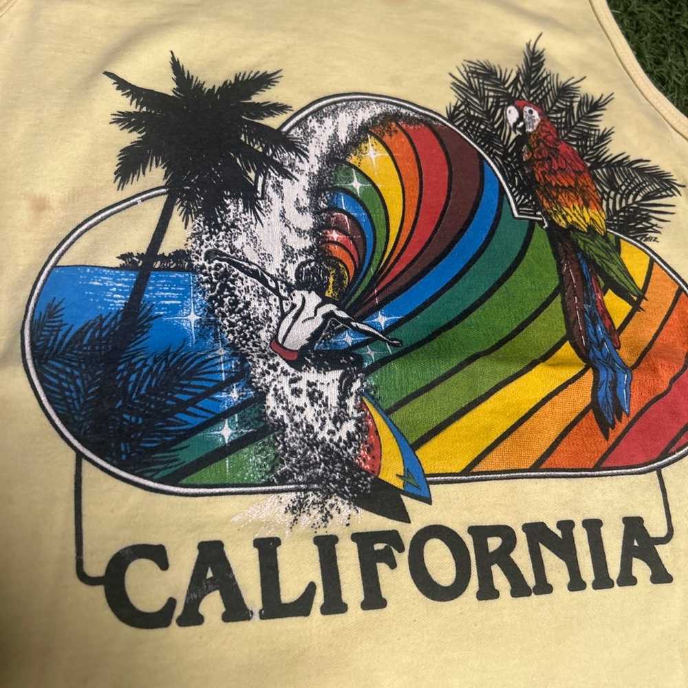 1980s vintage california Tank Top - image 3