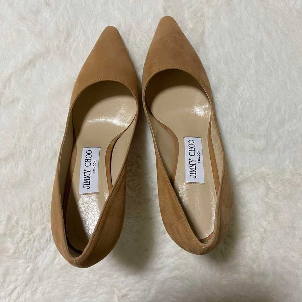 Excellent condition Jimmy Choo 23cm suede pumps h… - image 12