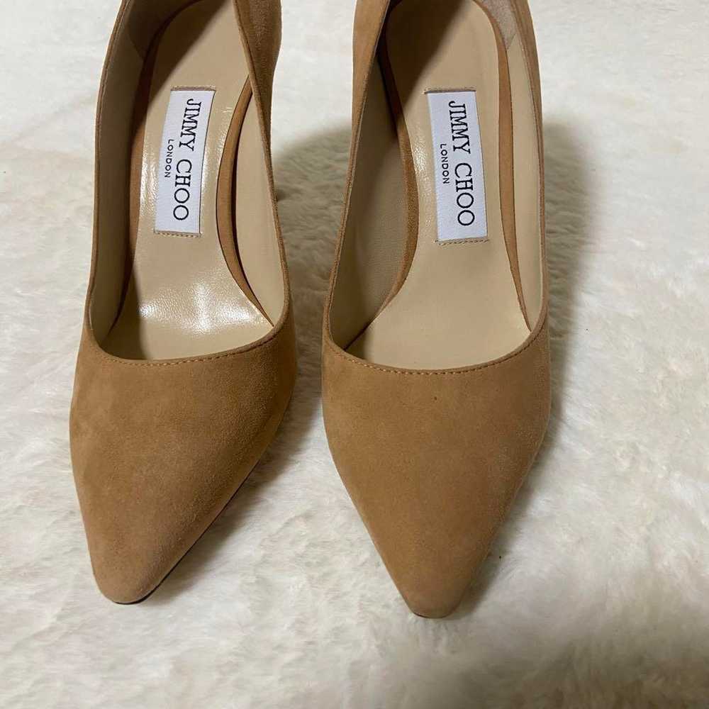 Excellent condition Jimmy Choo 23cm suede pumps h… - image 3