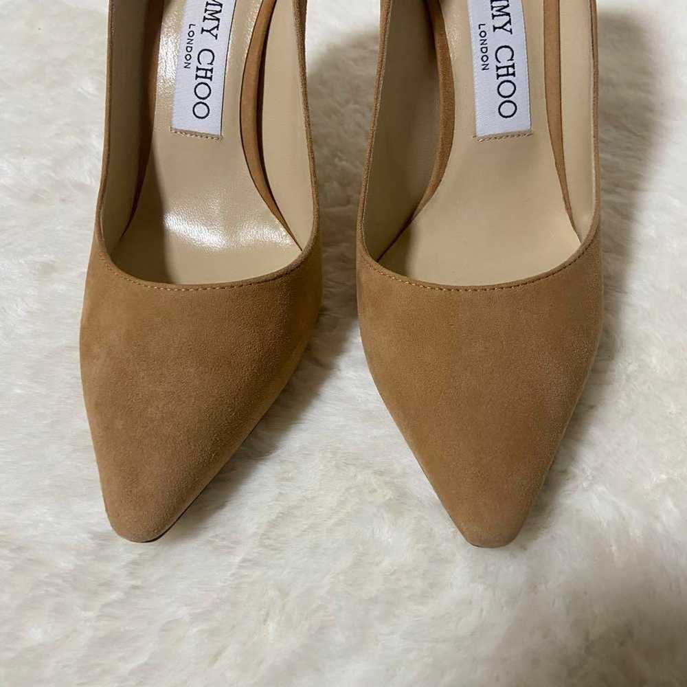 Excellent condition Jimmy Choo 23cm suede pumps h… - image 6