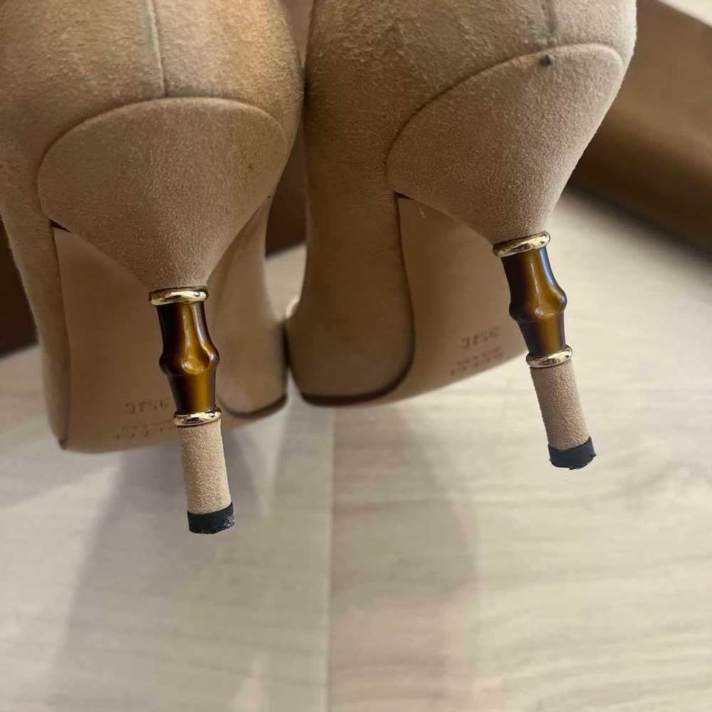 GUCCI Suede High Heels 35.5 - image 3