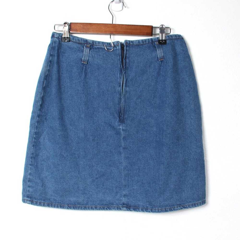 Vintage No boundaries denim wrap skirt 9 - image 2