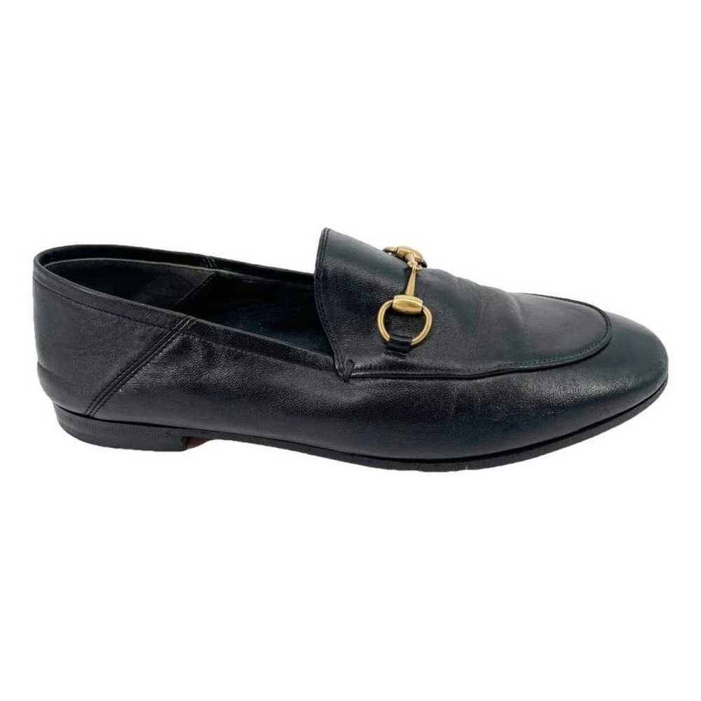 Gucci Brixton leather flats - image 1