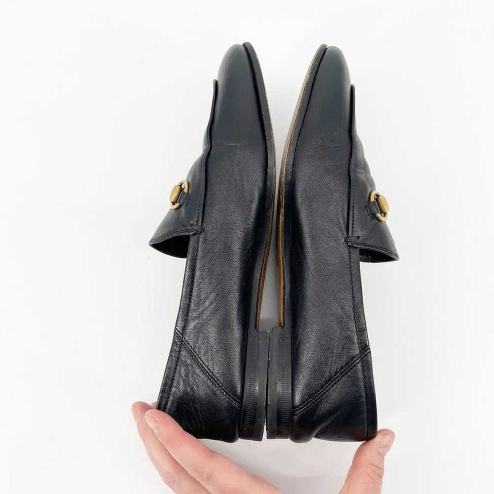 Gucci Brixton leather flats - image 5