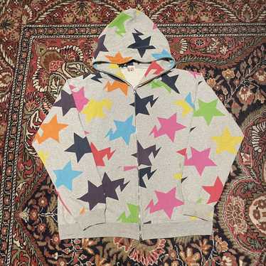 トップス A BATHING APE star double zip hoodie STAR
