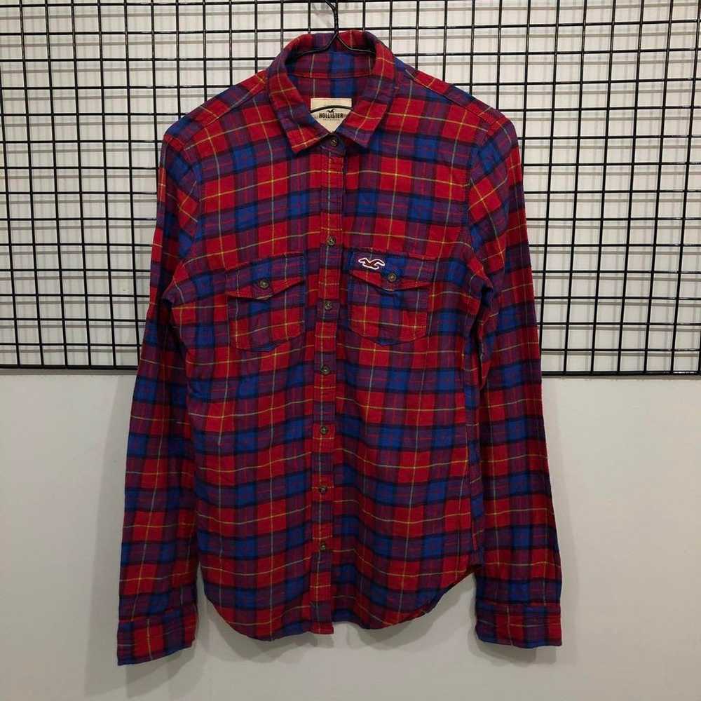 A350 Women's Hollister Flannel Shirt Check - image 1