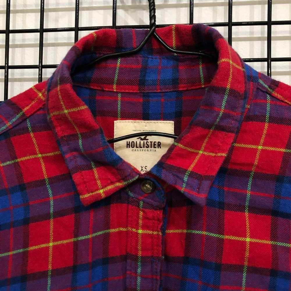 A350 Women's Hollister Flannel Shirt Check - image 2