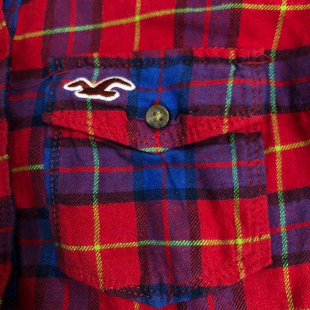 A350 Women's Hollister Flannel Shirt Check - image 3