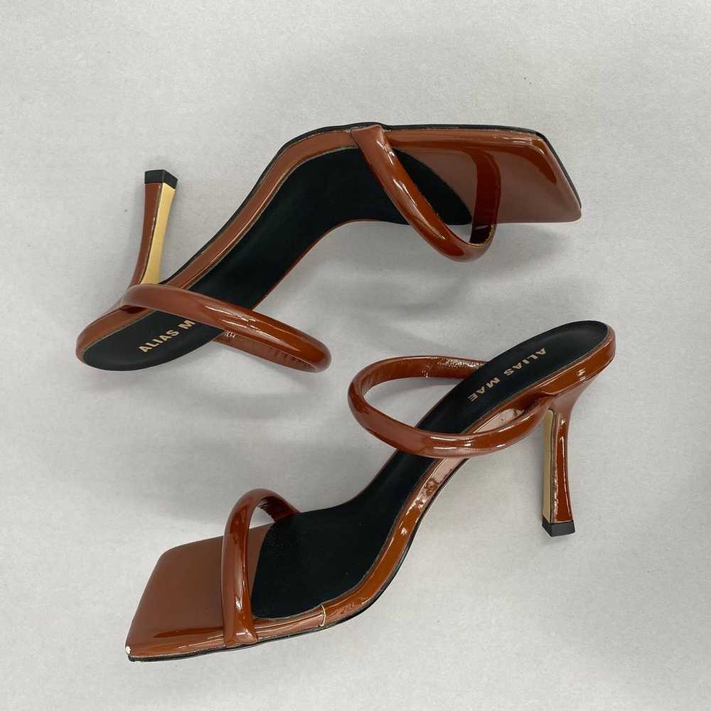 Alias Mae Lee Stiletto Heels Brown Cognac Size 38… - image 4