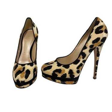 CASADEI Cheetah Print Platform Heels - image 1