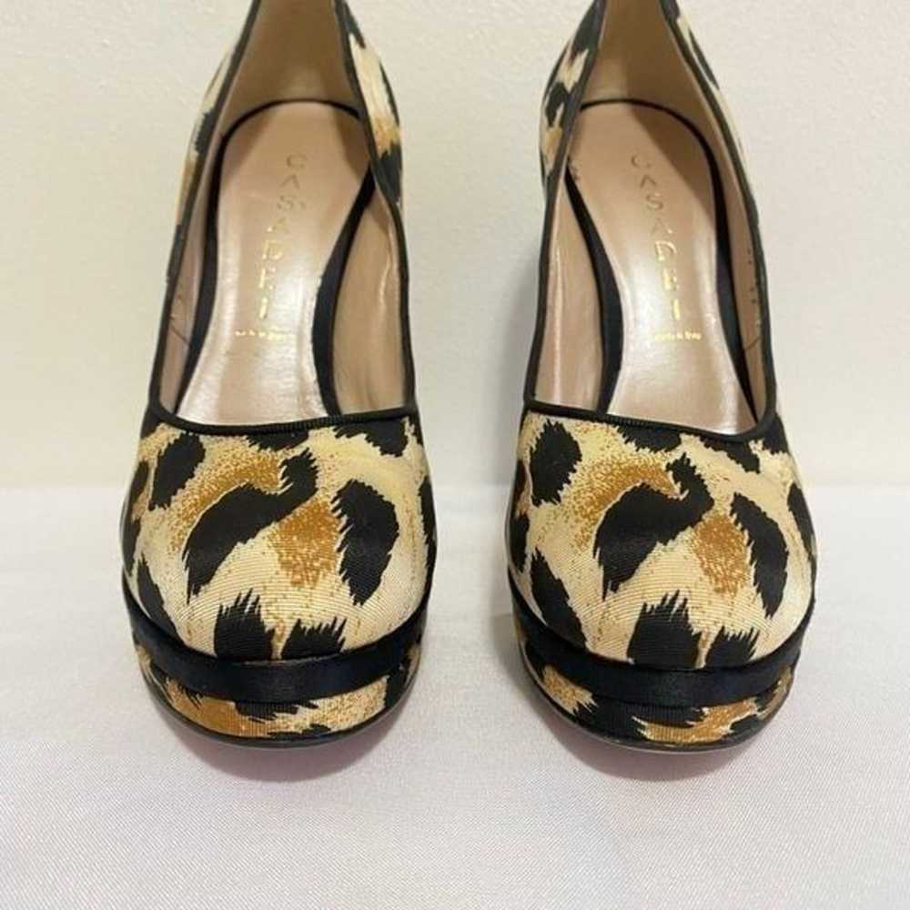 CASADEI Cheetah Print Platform Heels - image 4