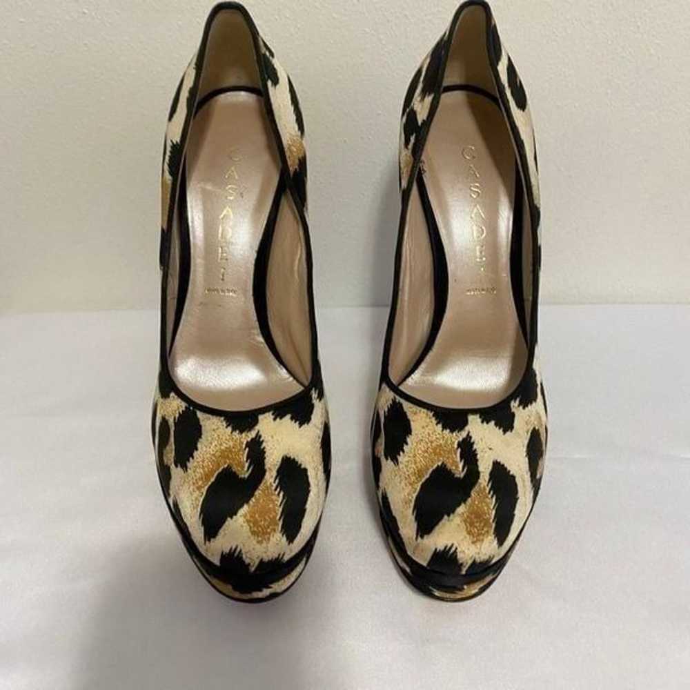 CASADEI Cheetah Print Platform Heels - image 5