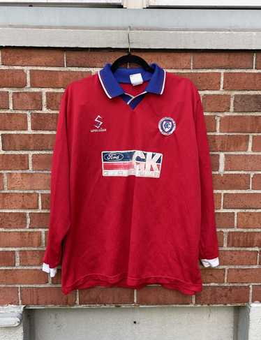 Vintage SUPER LEAGUE CHESTERFIELD FC SOCCER FOOTB… - image 1