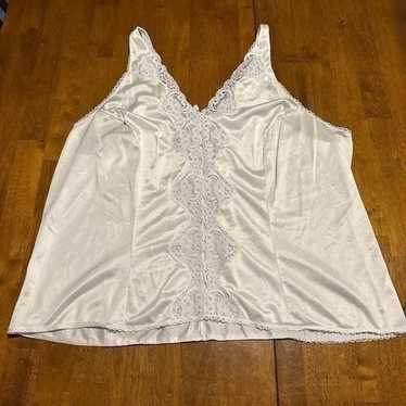 Vintage Richform Women’s Silky Lace Cami Top Ivor… - image 1