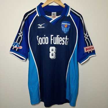 Mizuno × Soccer Jersey × Vintage Yokohama FC 1999… - image 1