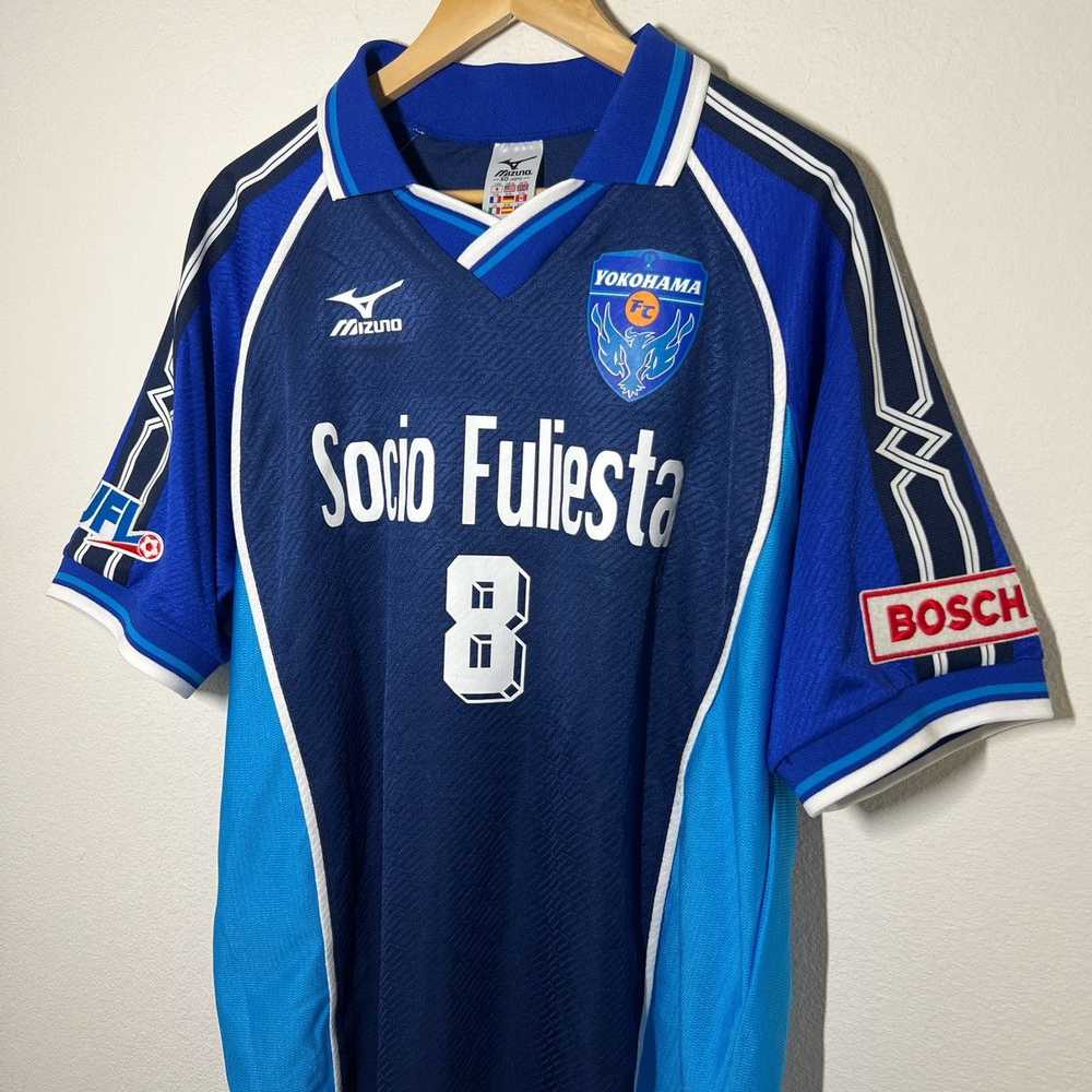 Mizuno × Soccer Jersey × Vintage Yokohama FC 1999… - image 2