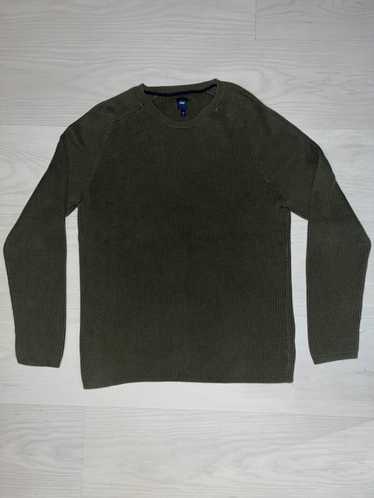 Gap × Vintage GAP Olive Green Ribbed Sweatshirt