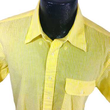 Bert Pulitzer Vtg Bert Pulitzer Yellow White STRIP