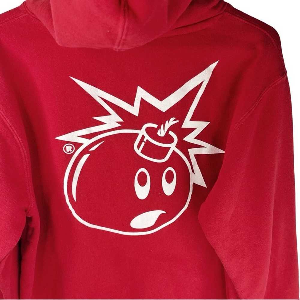 The Hundreds THE HUNDREDS! Men's Thick Red Hoodie… - image 2