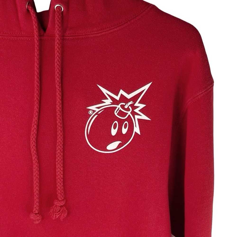 The Hundreds THE HUNDREDS! Men's Thick Red Hoodie… - image 3