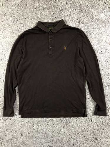 Allsaints Allsaints polo rugby brown Spitalfields… - image 1