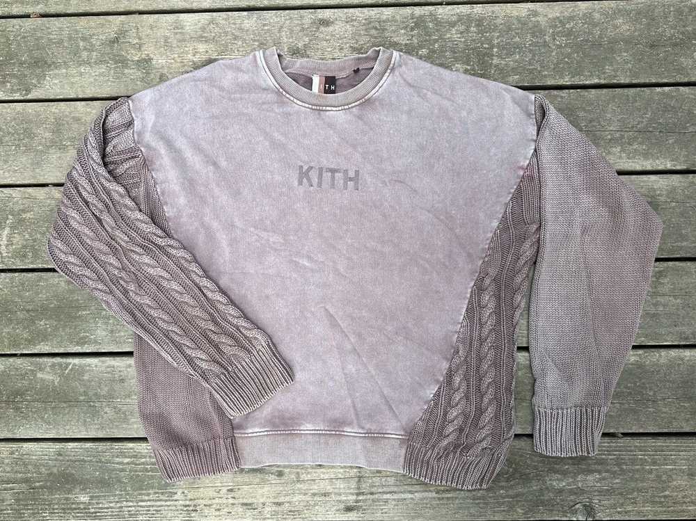 Kith FW20-Kith Combo Stitched Knit Crewneck Sweat… - image 2