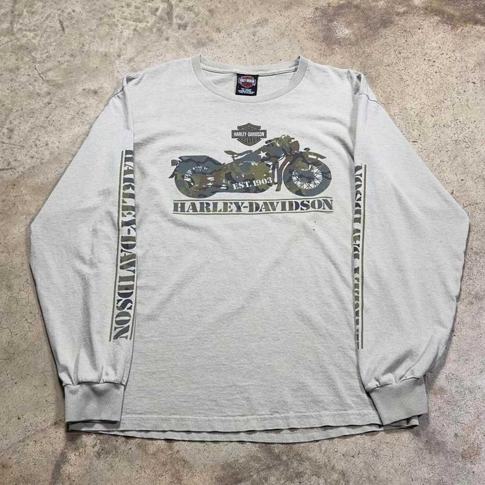 Harley Davidson × Streetwear Tan Harley Davidson … - image 3