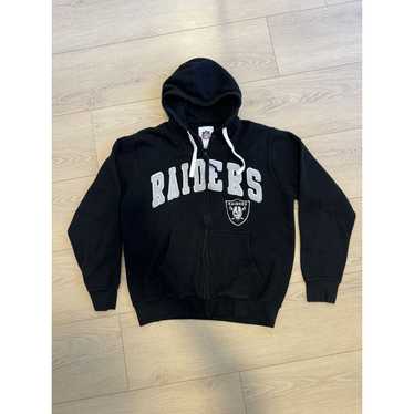 Majestic Oakland Raiders Hoodie Mens Large Black … - image 1