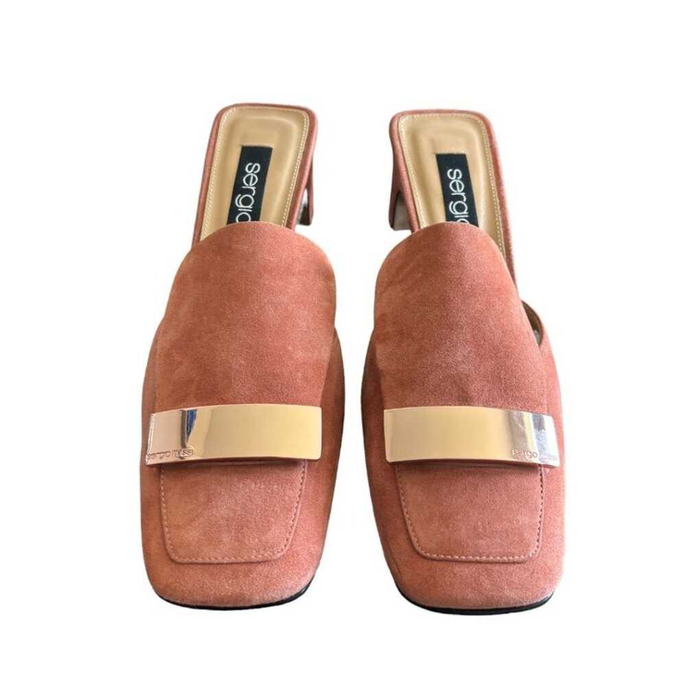 SERGIO ROSS DUSTY ROSE PINK SUEDE LEATHER SLIP ON… - image 3