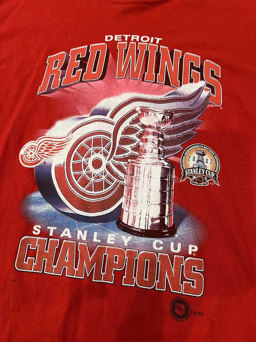 NHL × Vintage 2002 detroit redwings stanley cup c… - image 3